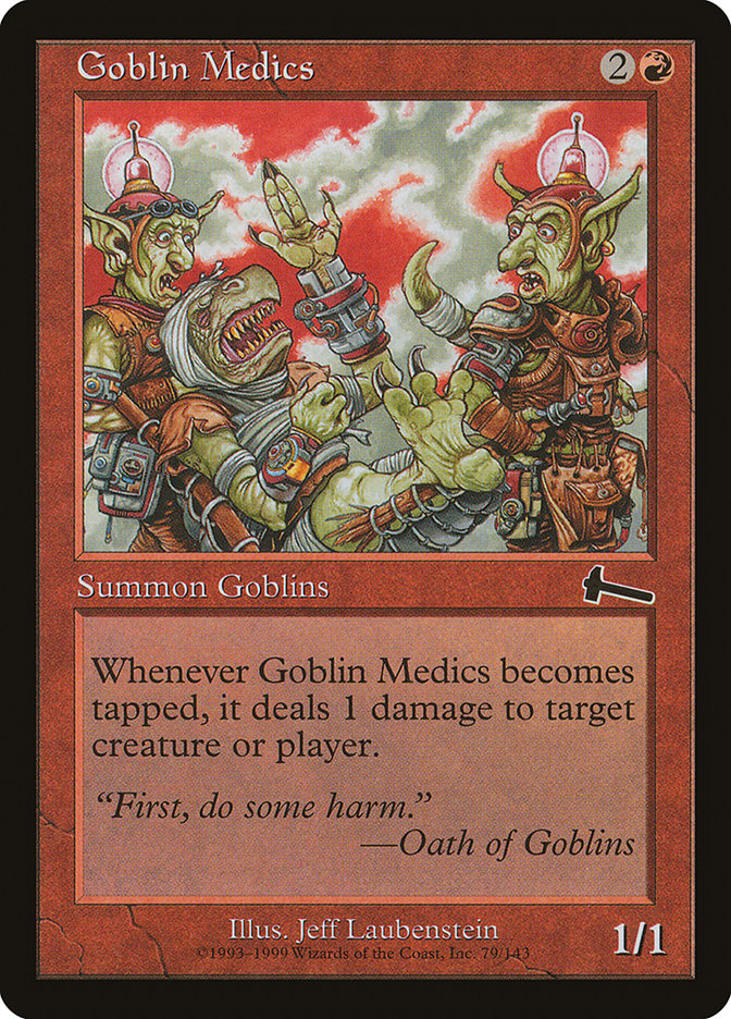 Goblin Medics [Urza's Legacy] MTG Single Magic: The Gathering | Red Claw Gaming