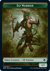 Soldier // Elf Warrior Double-Sided Token [Game Night: Free-for-All Tokens] MTG Single Magic: The Gathering | Red Claw Gaming