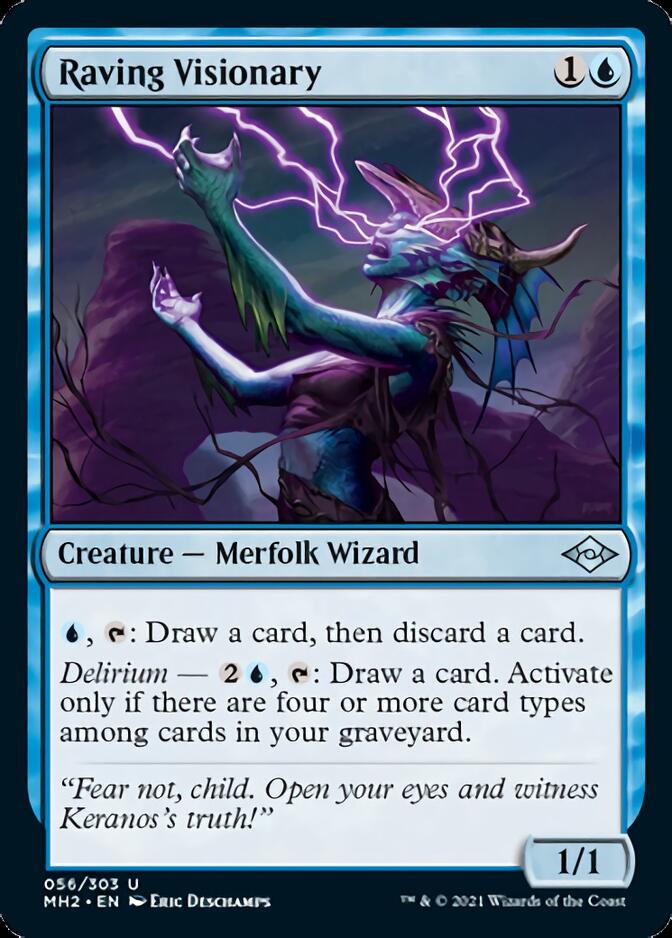 Raving Visionary [Modern Horizons 2] MTG Single Magic: The Gathering | Red Claw Gaming