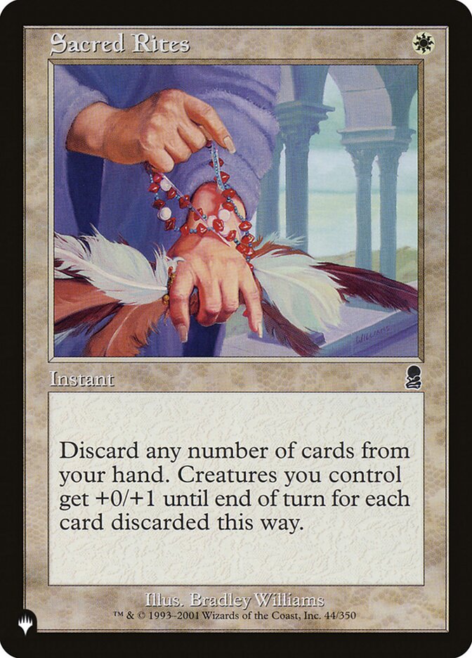 Sacred Rites [The List] MTG Single Magic: The Gathering | Red Claw Gaming