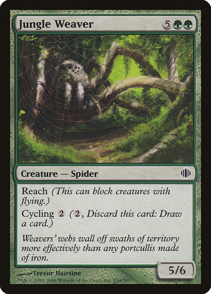 Jungle Weaver [Shards of Alara] MTG Single Magic: The Gathering | Red Claw Gaming