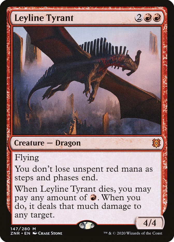 Leyline Tyrant [Zendikar Rising] MTG Single Magic: The Gathering | Red Claw Gaming
