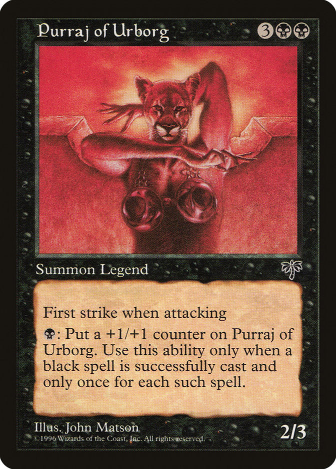 Purraj of Urborg [Mirage] MTG Single Magic: The Gathering | Red Claw Gaming