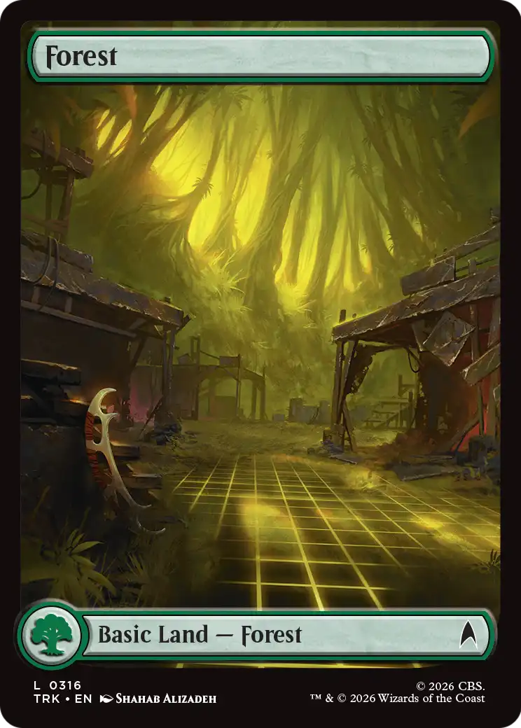 Forest (0316) [Star Trek] MTG Single Magic: The Gathering | Red Claw Gaming
