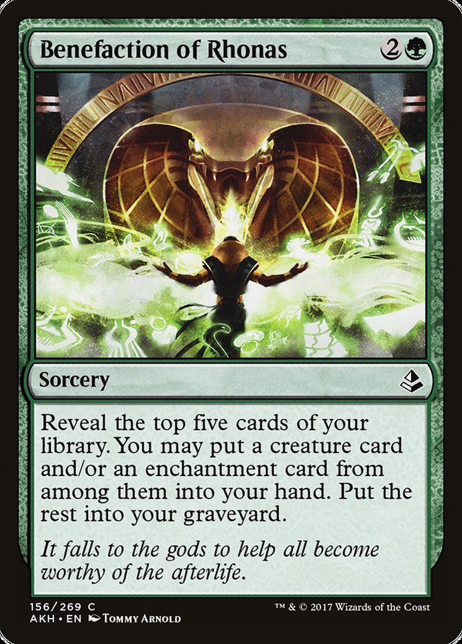 Benefaction of Rhonas [Amonkhet] MTG Single Magic: The Gathering | Red Claw Gaming