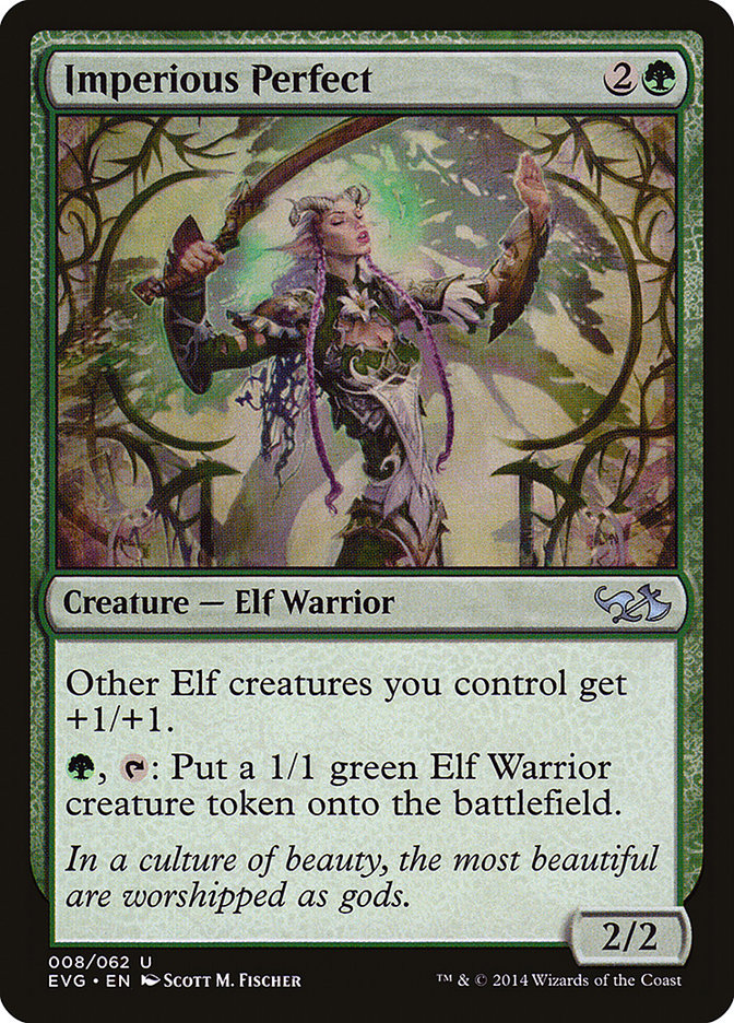 Imperious Perfect (Elves vs. Goblins) [Duel Decks Anthology] MTG Single Magic: The Gathering | Red Claw Gaming