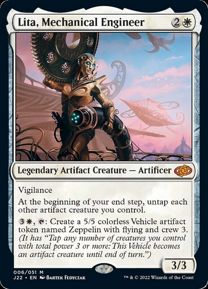 Lita, Mechanical Engineer [Jumpstart 2022] MTG Single Magic: The Gathering | Red Claw Gaming