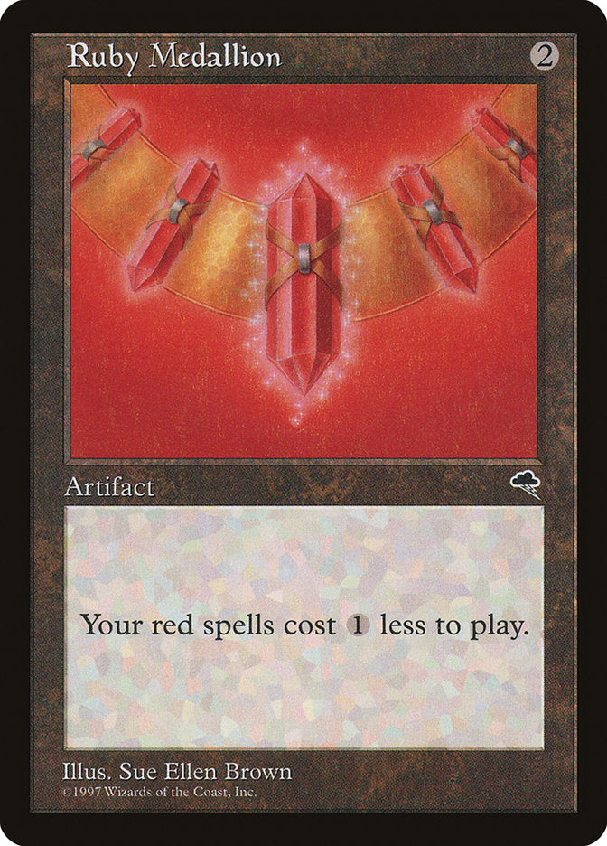 Ruby Medallion [Tempest] MTG Single Magic: The Gathering | Red Claw Gaming