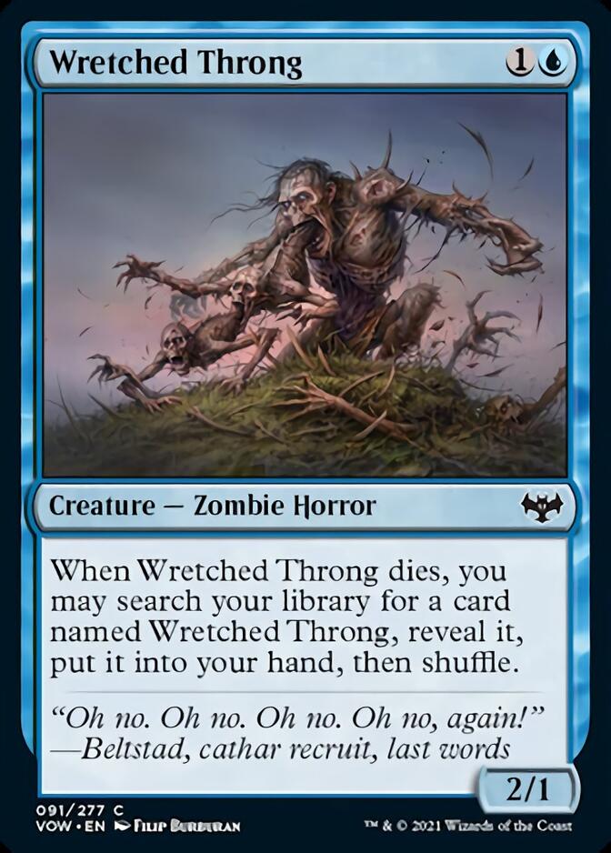 Wretched Throng [Innistrad: Crimson Vow] MTG Single Magic: The Gathering | Red Claw Gaming