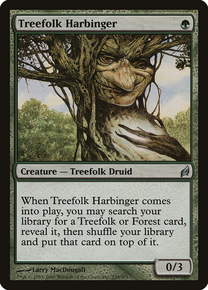 Treefolk Harbinger [Lorwyn] MTG Single Magic: The Gathering | Red Claw Gaming