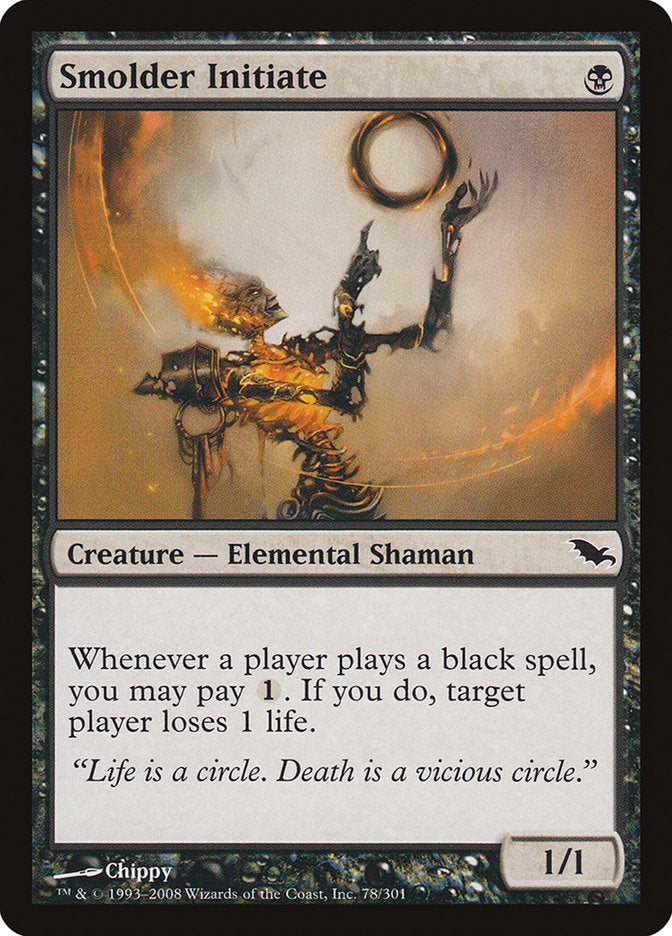 Smolder Initiate [Shadowmoor] MTG Single Magic: The Gathering | Red Claw Gaming
