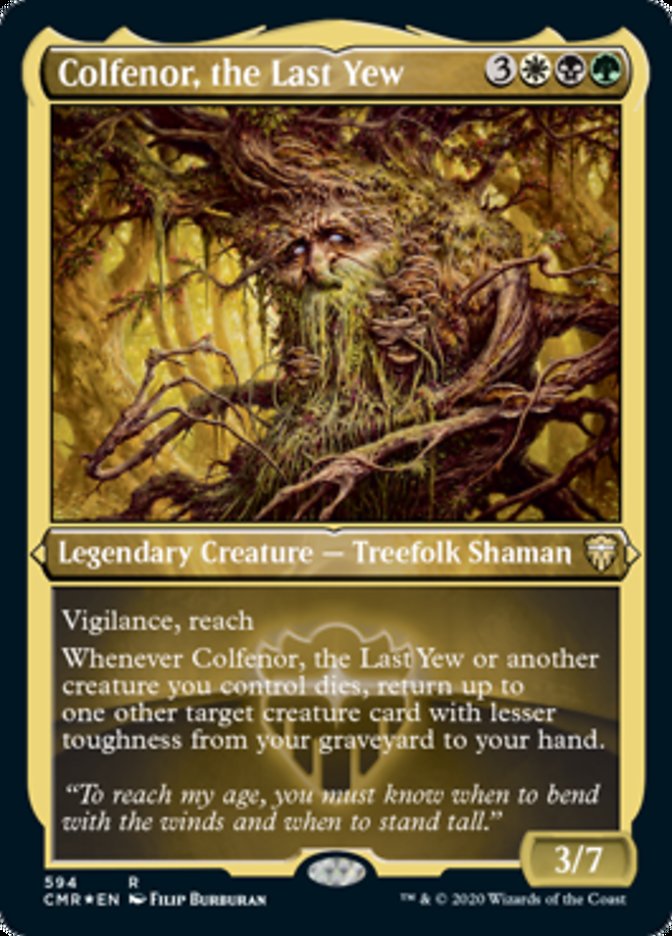 Colfenor, the Last Yew (Etched) [Commander Legends] MTG Single Magic: The Gathering | Red Claw Gaming