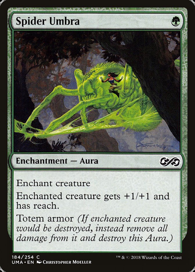 Spider Umbra [Ultimate Masters] MTG Single Magic: The Gathering | Red Claw Gaming