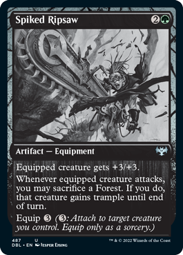 Spiked Ripsaw [Innistrad: Double Feature] MTG Single Magic: The Gathering | Red Claw Gaming