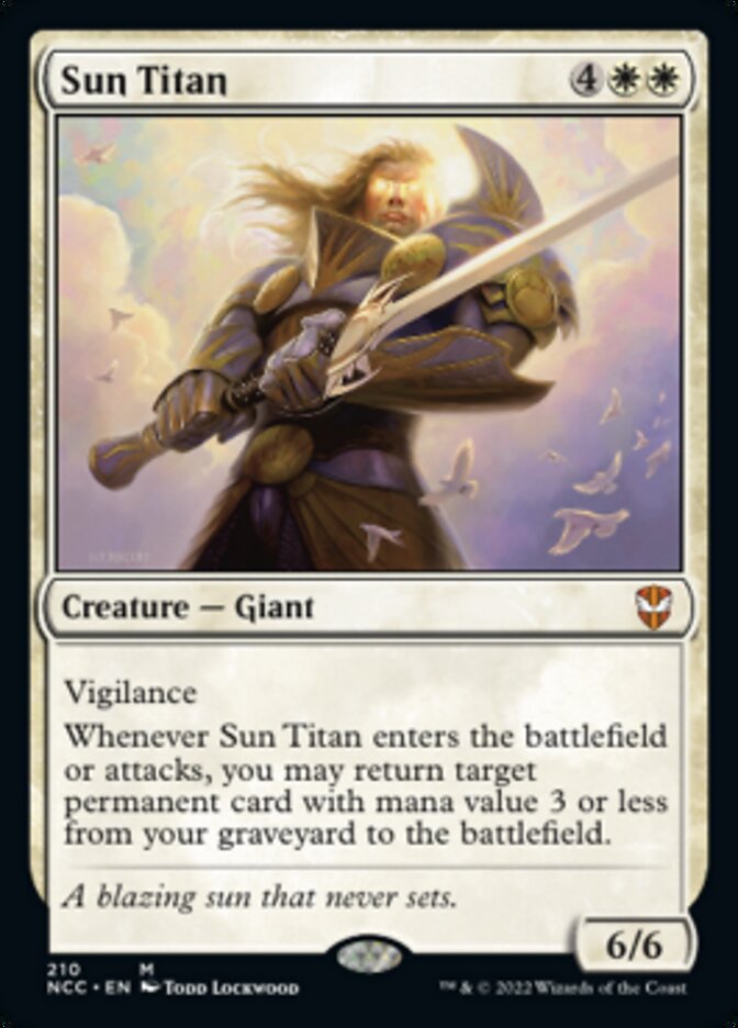 Sun Titan [Streets of New Capenna Commander] MTG Single Magic: The Gathering | Red Claw Gaming