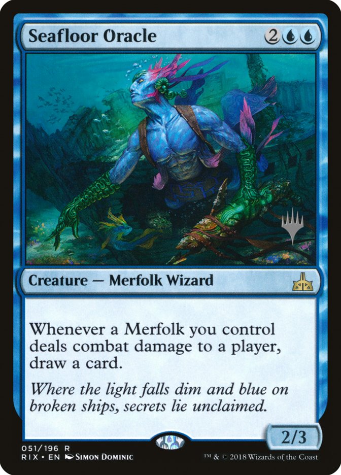 Seafloor Oracle (Promo Pack) [Rivals of Ixalan Promos] MTG Single Magic: The Gathering | Red Claw Gaming