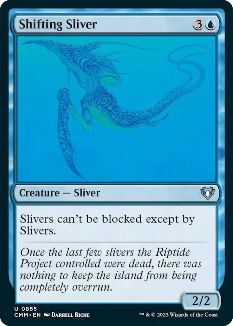 Shifting Sliver [Commander Masters] MTG Single Magic: The Gathering | Red Claw Gaming