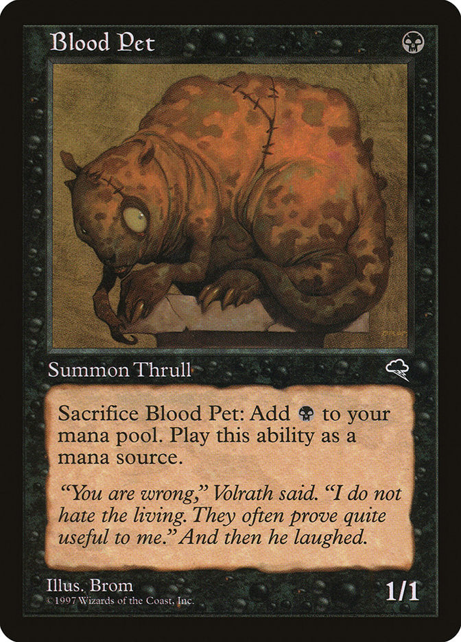 Blood Pet [Tempest] MTG Single Magic: The Gathering | Red Claw Gaming