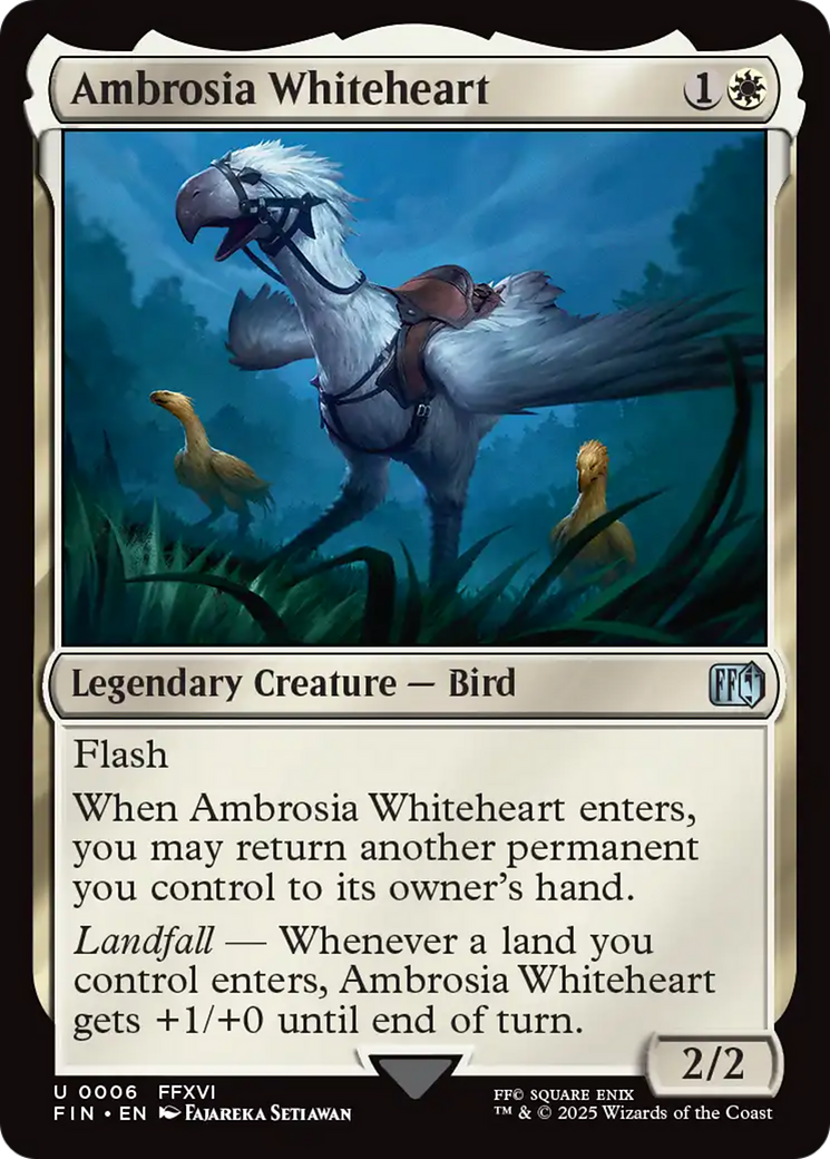 Ambrosia Whiteheart [FINAL FANTASY] MTG Single Magic: The Gathering | Red Claw Gaming
