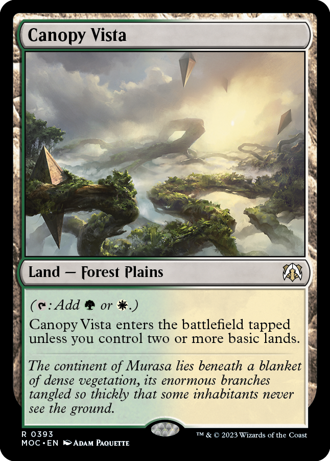 Canopy Vista [March of the Machine Commander] MTG Single Magic: The Gathering | Red Claw Gaming