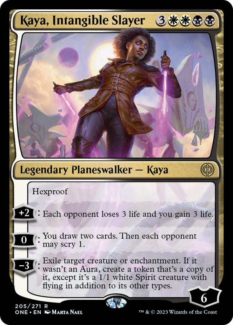 Kaya, Intangible Slayer (Promo Pack) [Phyrexia: All Will Be One Promos] MTG Single Magic: The Gathering | Red Claw Gaming
