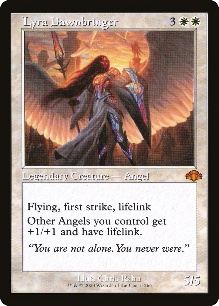 Lyra Dawnbringer (Retro) [Dominaria Remastered] MTG Single Magic: The Gathering | Red Claw Gaming