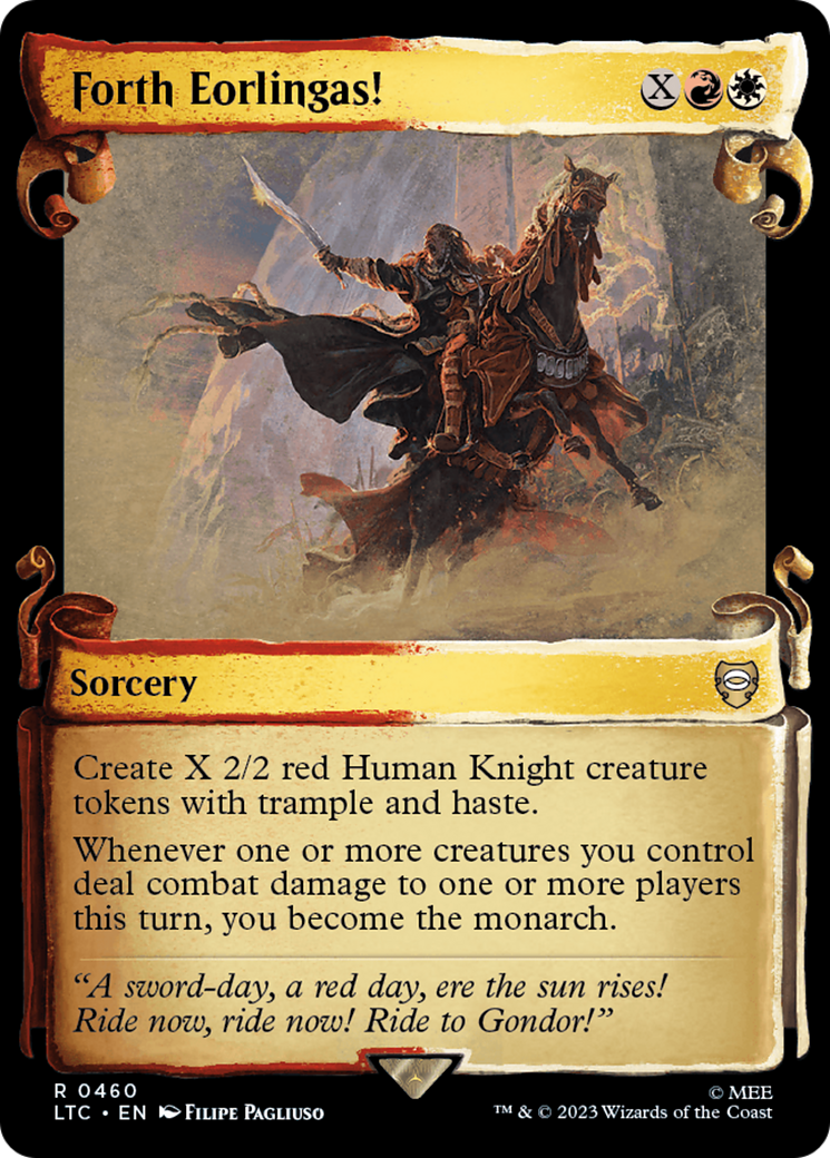 Forth Eorlingas! [The Lord of the Rings: Tales of Middle-Earth Commander Showcase Scrolls] MTG Single Magic: The Gathering | Red Claw Gaming