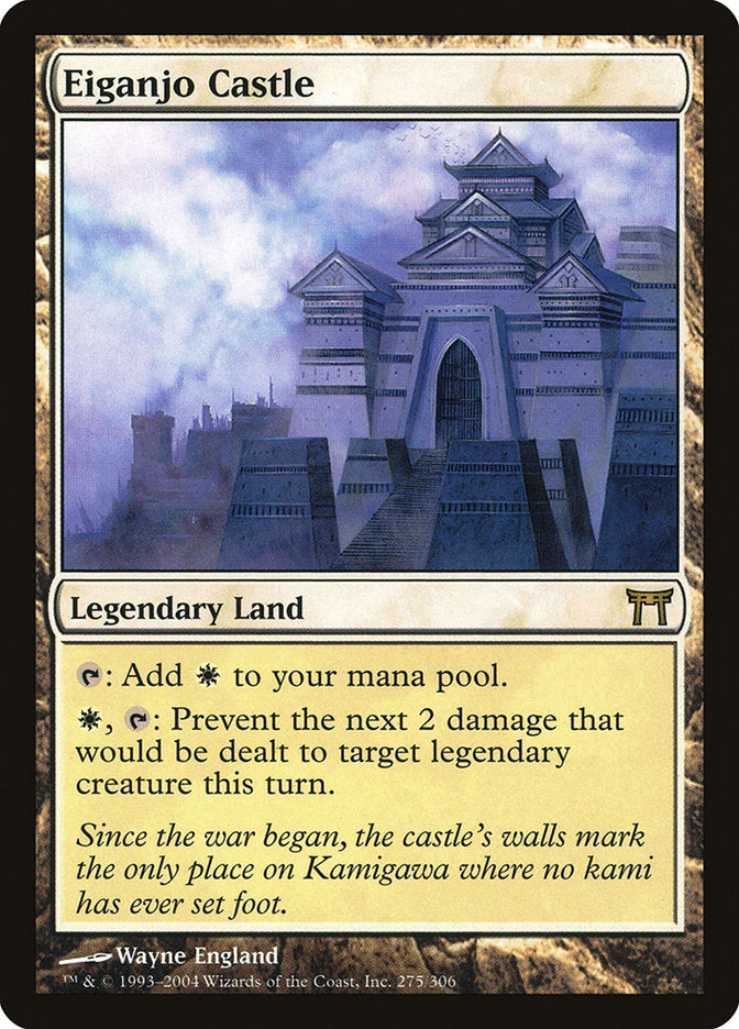 Eiganjo Castle [Champions of Kamigawa] MTG Single Magic: The Gathering | Red Claw Gaming
