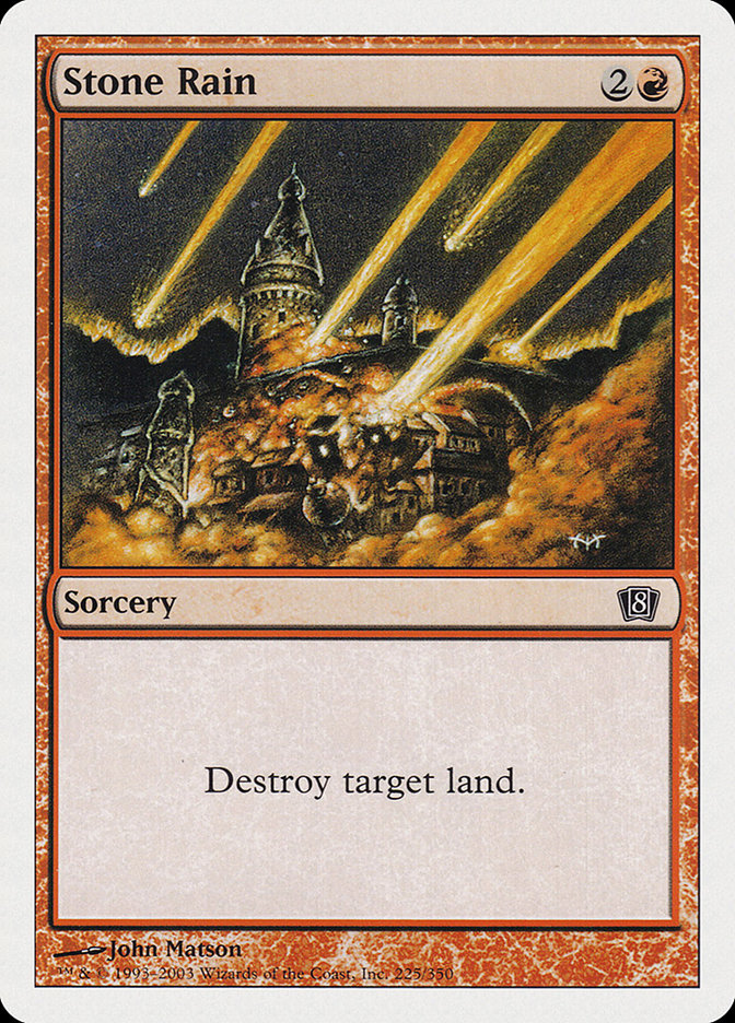 Stone Rain [Eighth Edition] MTG Single Magic: The Gathering | Red Claw Gaming