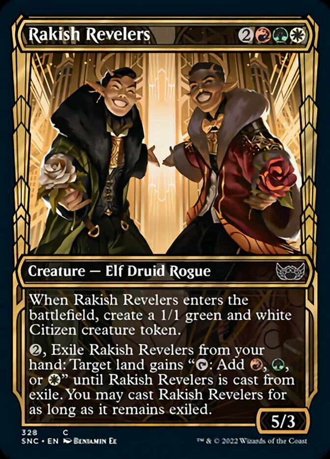 Rakish Revelers (Showcase Golden Age) [Streets of New Capenna] MTG Single Magic: The Gathering | Red Claw Gaming