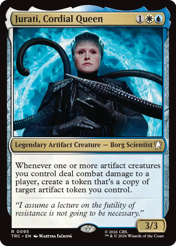 Jurati, Cordial Queen (Surge Foil) [Star Trek Commander] | Red Claw Gaming