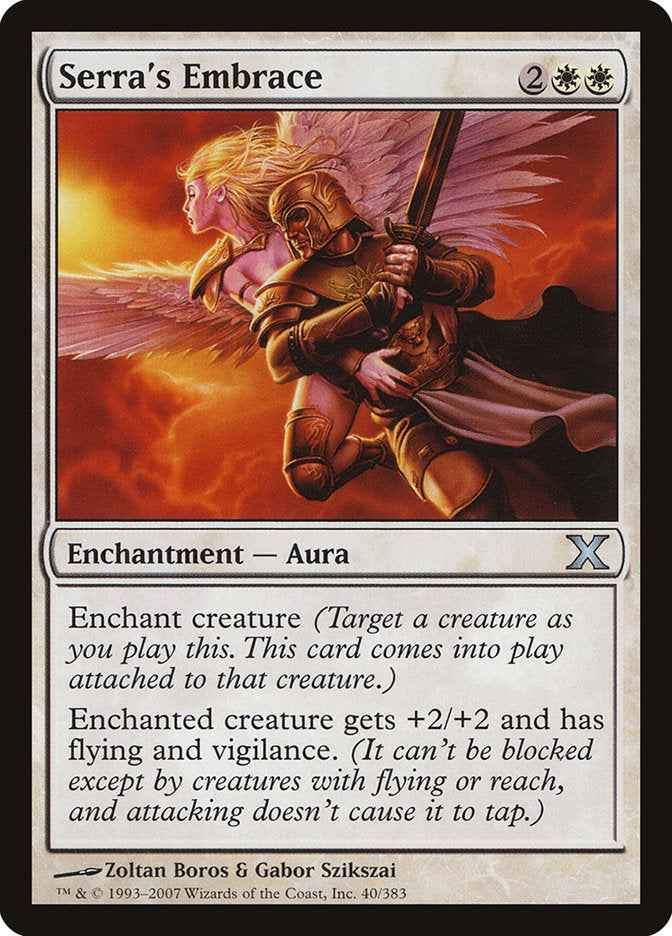 Serra's Embrace [Tenth Edition] MTG Single Magic: The Gathering | Red Claw Gaming