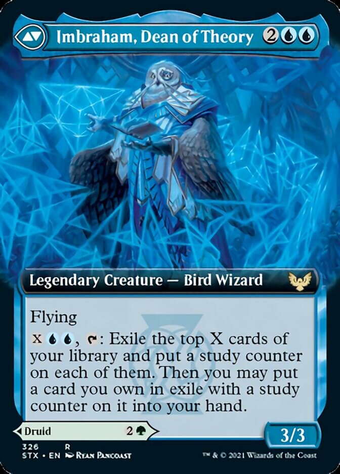Kianne, Dean of Substance // Imbraham, Dean of Theory (Extended Art) [Strixhaven: School of Mages] MTG Single Magic: The Gathering | Red Claw Gaming