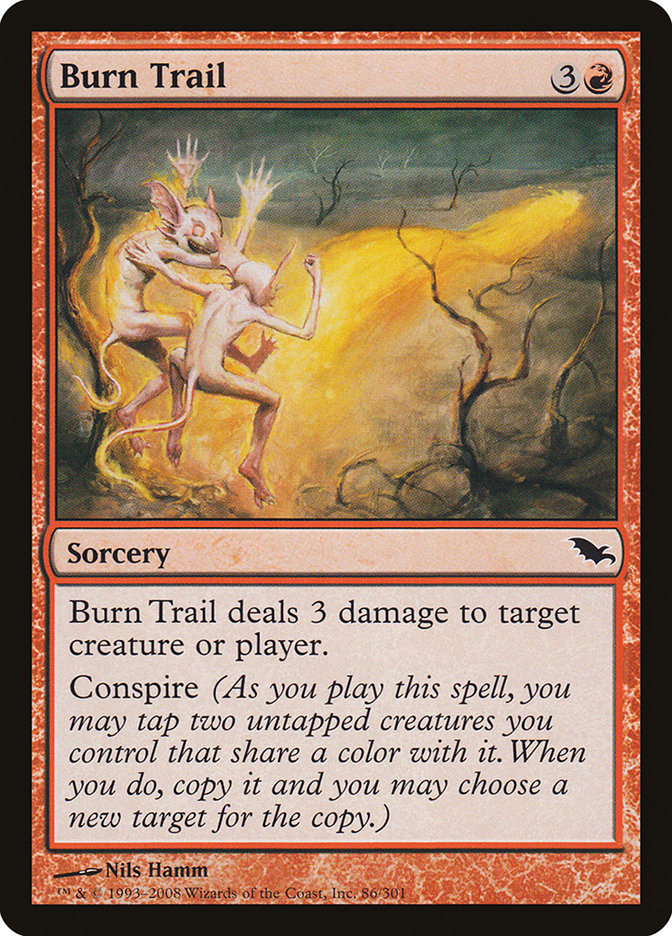 Burn Trail [Shadowmoor] MTG Single Magic: The Gathering | Red Claw Gaming
