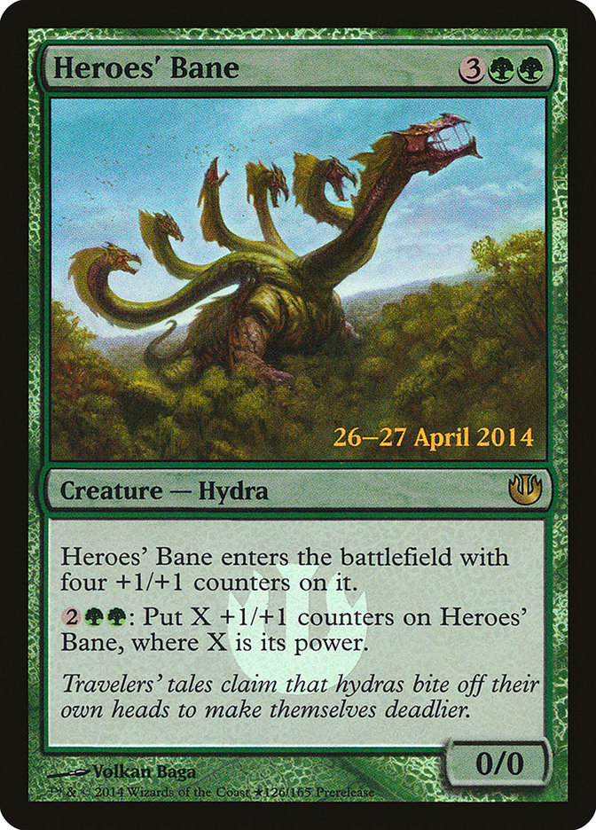 Heroes' Bane [Journey into Nyx Prerelease Promos] MTG Single Magic: The Gathering | Red Claw Gaming