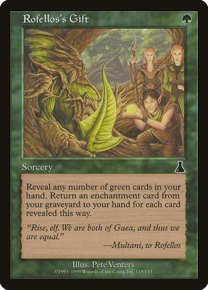 Rofellos's Gift [Urza's Destiny] MTG Single Magic: The Gathering | Red Claw Gaming