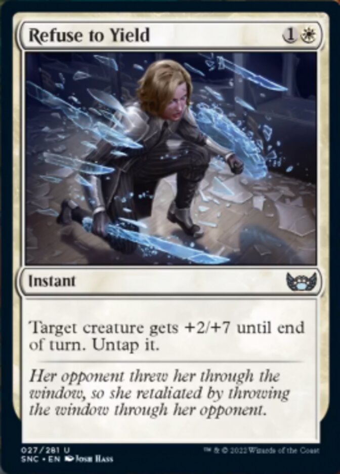 Refuse to Yield [Streets of New Capenna] MTG Single Magic: The Gathering | Red Claw Gaming