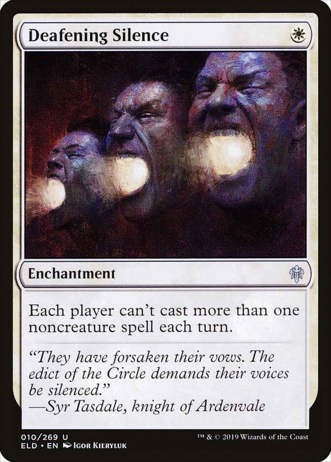Deafening Silence [Throne of Eldraine] MTG Single Magic: The Gathering | Red Claw Gaming