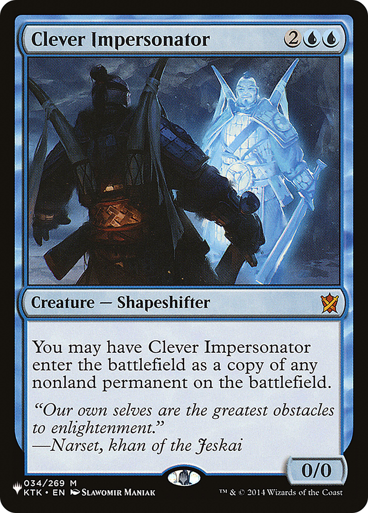Clever Impersonator [The List] MTG Single Magic: The Gathering | Red Claw Gaming