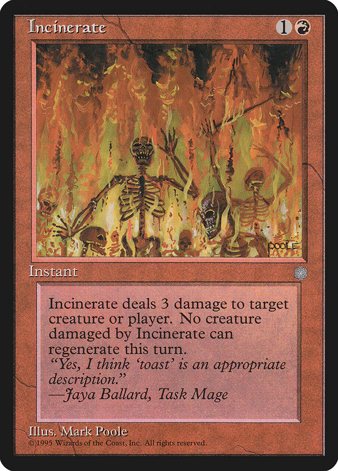Incinerate [Ice Age] MTG Single Magic: The Gathering | Red Claw Gaming