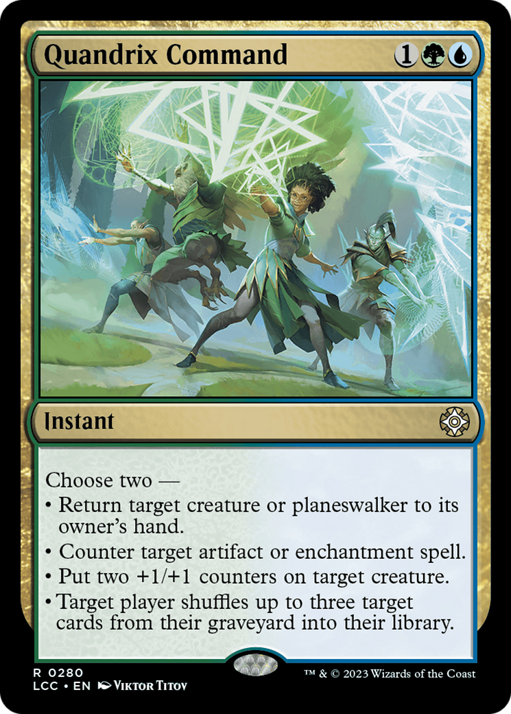 Quandrix Command [The Lost Caverns of Ixalan Commander] MTG Single Magic: The Gathering | Red Claw Gaming