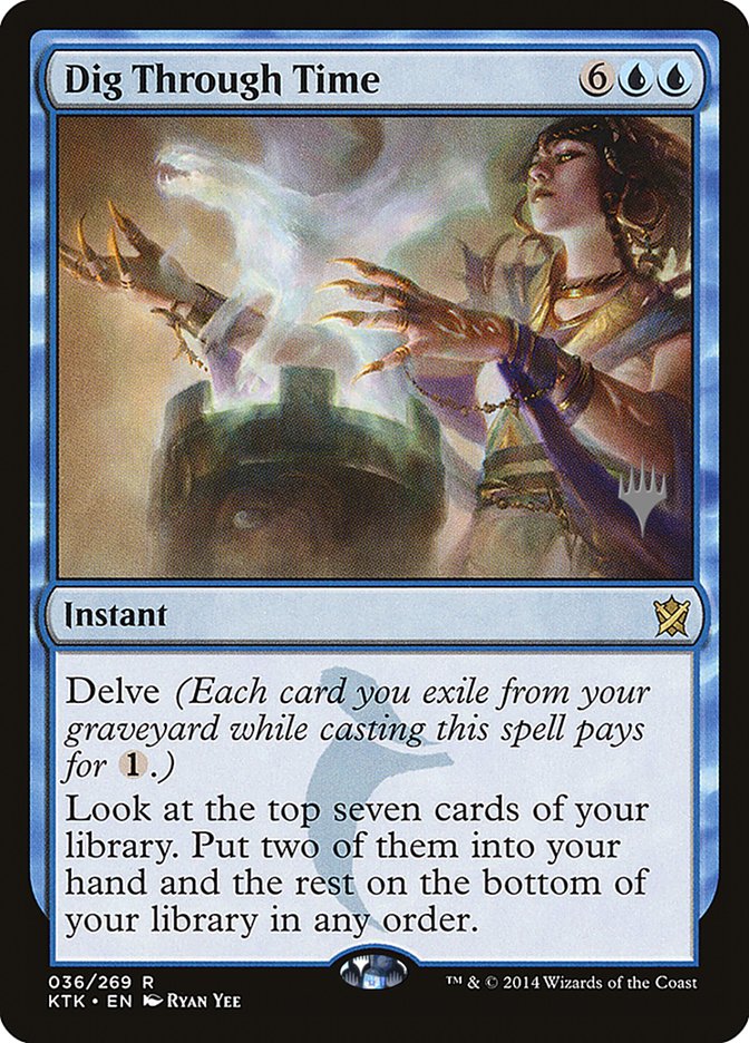 Dig Through Time (Promo Pack) [Khans of Tarkir Promos] MTG Single Magic: The Gathering | Red Claw Gaming