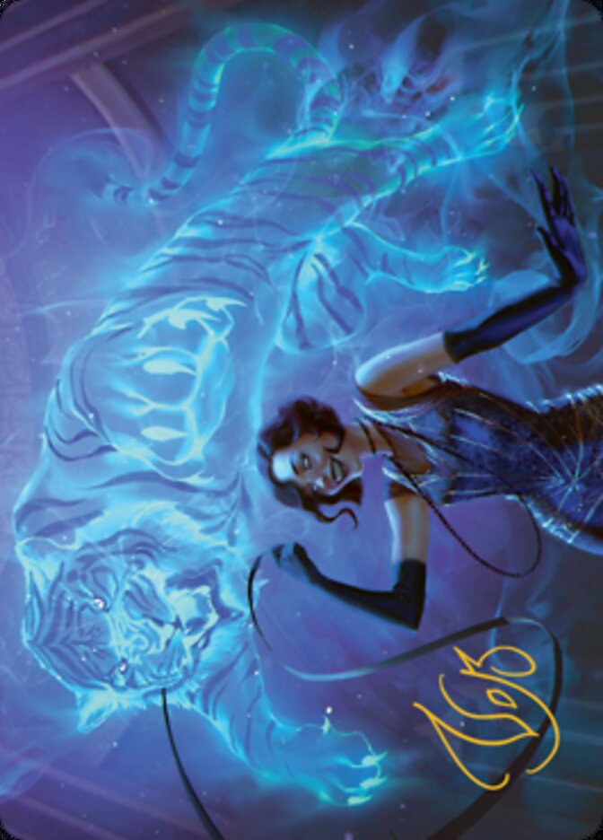 Extravagant Replication Art Card (Gold-Stamped Signature) [Streets of New Capenna Art Series] MTG Single Magic: The Gathering | Red Claw Gaming