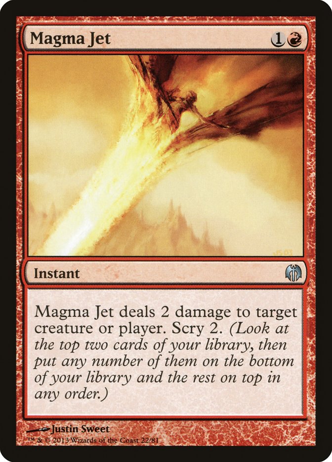 Magma Jet [Duel Decks: Heroes vs. Monsters] MTG Single Magic: The Gathering    | Red Claw Gaming