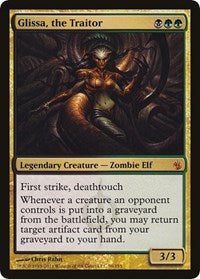 Glissa, the Traitor (Mirrodin Besieged) [Oversize Cards] MTG Single Magic: The Gathering | Red Claw Gaming