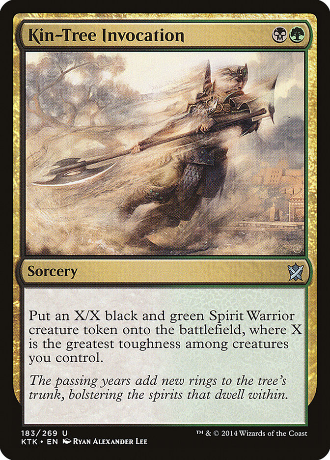 Kin-Tree Invocation [Khans of Tarkir] MTG Single Magic: The Gathering | Red Claw Gaming