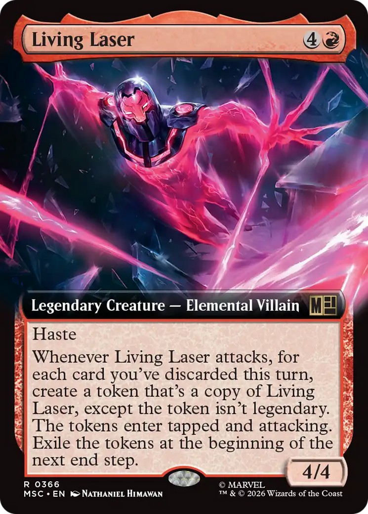 Living Laser (Extended Art) [Marvel Super Heroes Commander] | Red Claw Gaming
