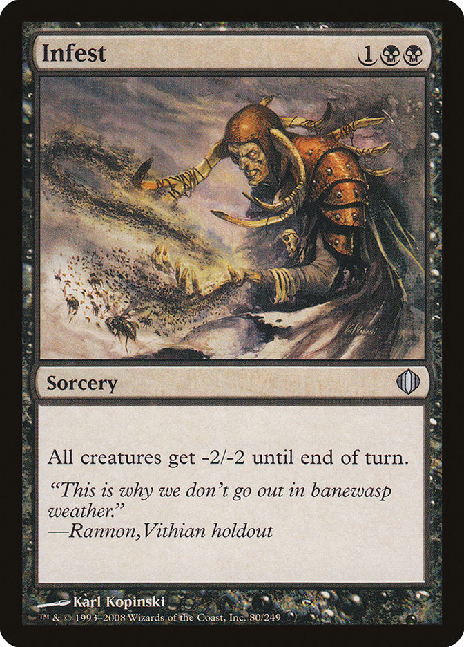 Infest [Shards of Alara] MTG Single Magic: The Gathering | Red Claw Gaming