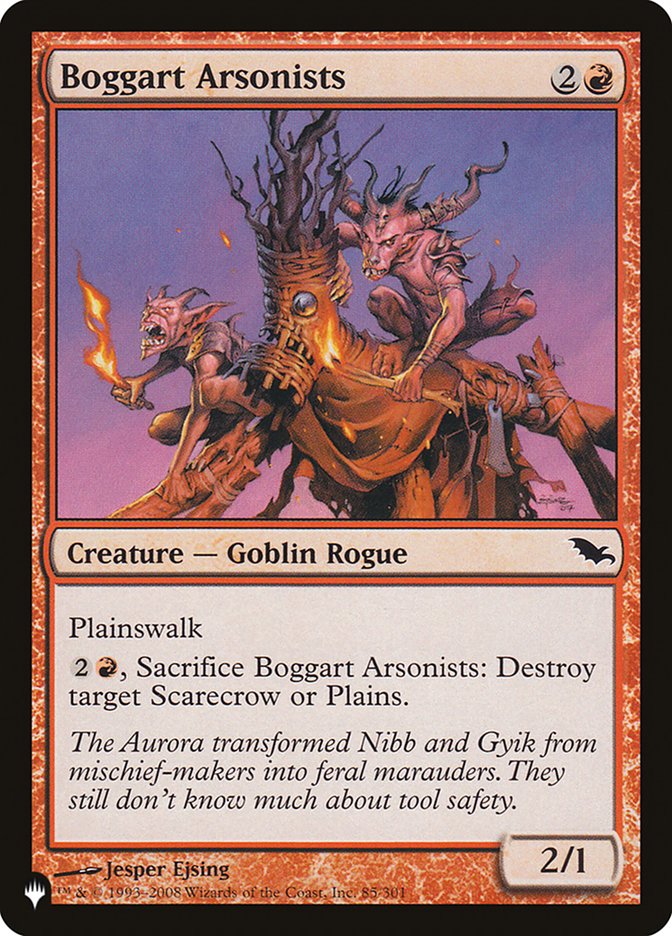 Boggart Arsonists [The List] MTG Single Magic: The Gathering | Red Claw Gaming