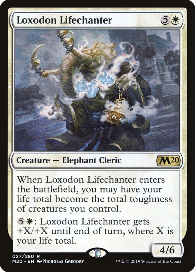 Loxodon Lifechanter [Core Set 2020] MTG Single Magic: The Gathering | Red Claw Gaming